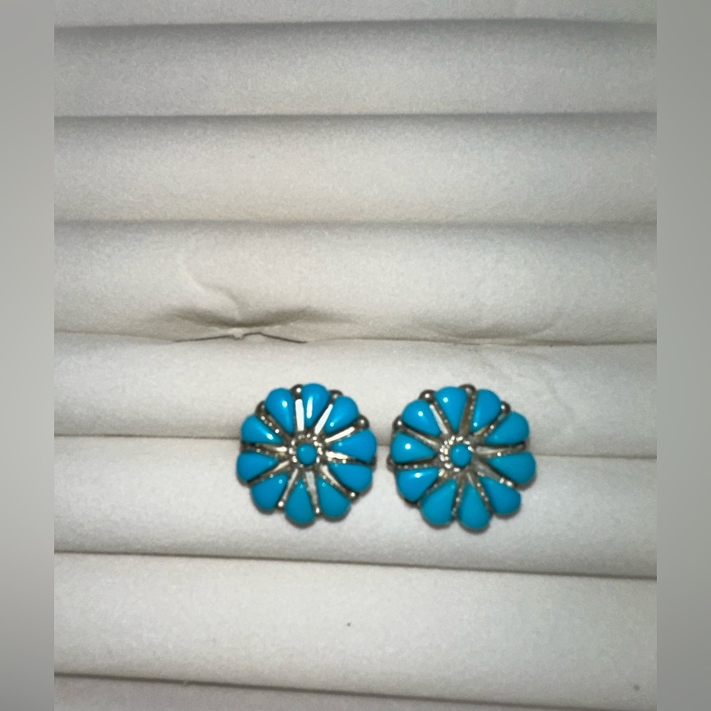 Sterling 925 turquoise earrings